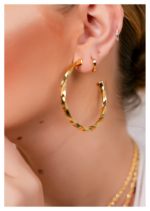 Argola Trançada Bold - Imagem 2