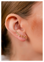 Brinco  Earcuff Corações - Imagem 2