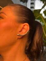 Brinco Arco Dourado - Imagem 2